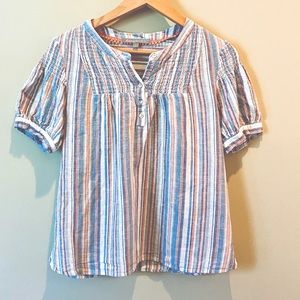 Daniel Rainn pastel striped top.